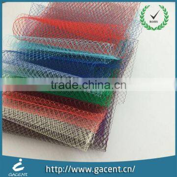 Organza 100% polyester garment tulle fabric yarn