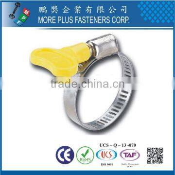 Made in Taiwan Strong Stainless Steel Schlauchklemmen Flexible Butterfly Handle Type Hose Clamp photo-4