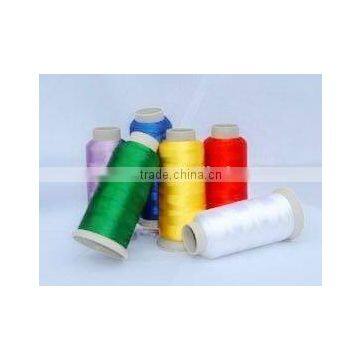 100% viscose rayon embroidery thread 150D/2