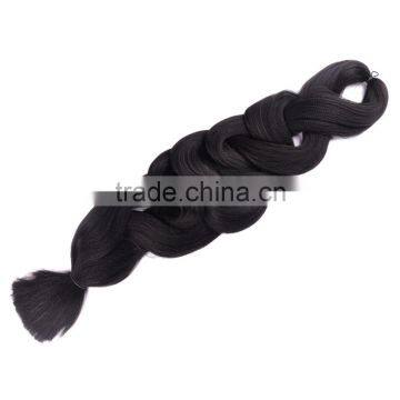 Hot Selling Comfortable and Soft Touch Black Little Girls Ponytail Hair Extensions photo-2