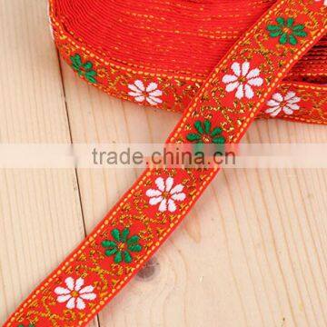 Factory Directly Sale Polyester Jacquard/ethnic/embroidery Ribbon for Garments photo-2