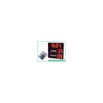 Wireless Electronic Football Scoreboard High Brightness AC 100V - 240V 50 / 60Hz