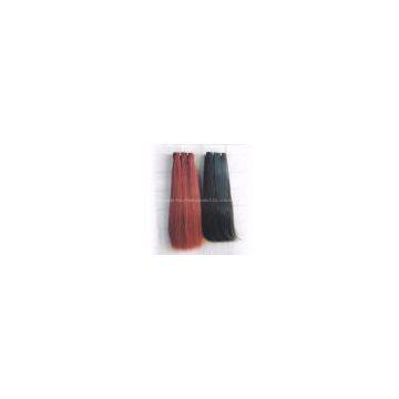 Human hair weft