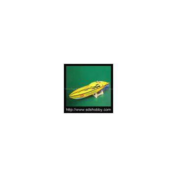 Challenger R/C Toy Model Gasoline 26CC Boat-Yellow