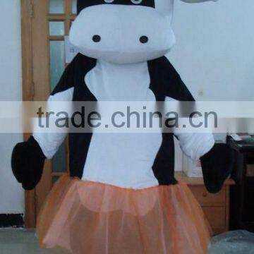 dancer milk cow mascot costume for adults