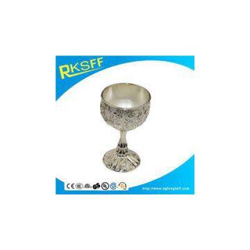 Zinc Alloy Silver Slim-legged Kiddush Cups