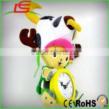 wholesale one piece Chopper plush stuffed alarm clock toy