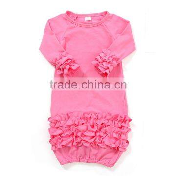 Infant baby gown sleeping icing raglan sleepsuit M7040704