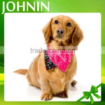 OEM No MOQ Customized Logo Printed Polycotton Dog Bandana