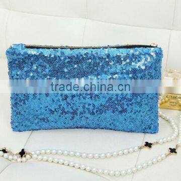 9 Colors Stock !! Bling Sequin Evening Party Clutch Bags photo-6
