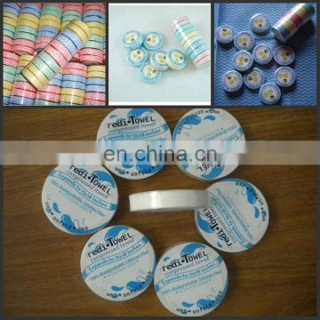 Gift towel compressed nonwoven towel magic cellulose wipes/compressed napkins