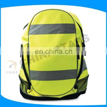 yellow Reflective Bag Pack with reflective tape