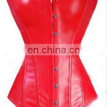 Wholesale Red Leather Corset Tops to Wear Out Corset Tops To Wear Out