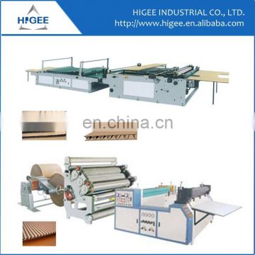 Paperboard making single facer made in china packaging carton machine