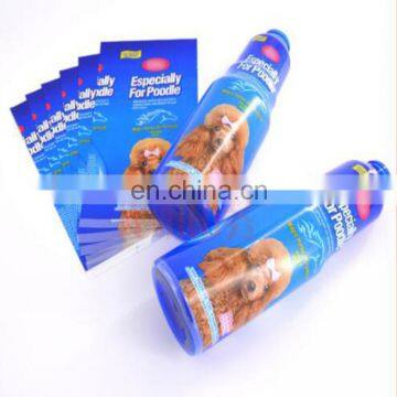 Wholesale cheap pet/vmpet/pe/pvc shrink film coloring bottle packaging shrink film