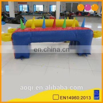 2015 popular outdoor interactive inflatable floating ball game for sale