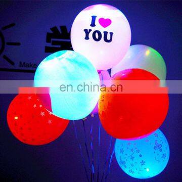 led balloon led light balloon size 12 inch 3.2g with flashing light decorate party