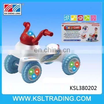 Plastic baby cars with music and light for kids