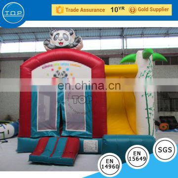 TOP INFLATABLES fire truck dragon bounce house with low price