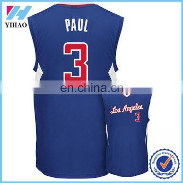 Dongguan Yihao 100% Polyester Men Latest Basketball Jersey Design Custom Printed Basketball Jersey V-neck Basketball Uniform