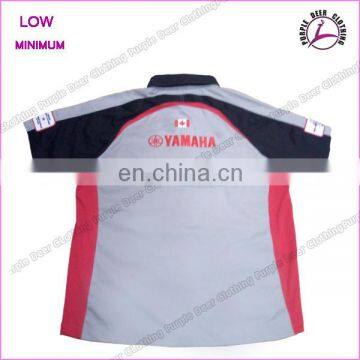 Men's Racing Shirt Short Sleeve Thick Flannel Shirt photo-2