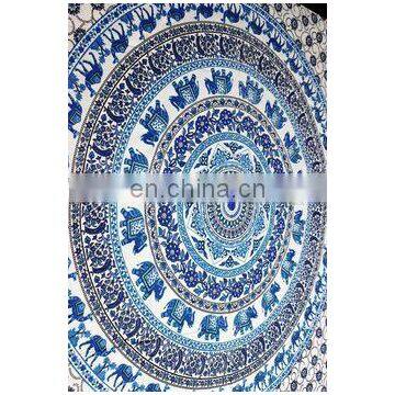 Indian Manufacturer Cotton Printed Twin Size 55 x 85 Inch Size Wall Hanging Tapestry