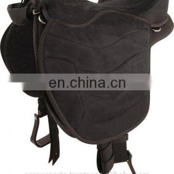 trail saddle - WESTERN TRAIL HORSE BLACK LEATHER SADDLE BAG OR MOTORCYCLE SADDLE BAGS