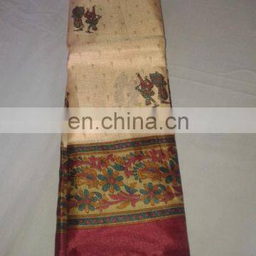 Designer Bhagalpuri Cotton Silk Saree