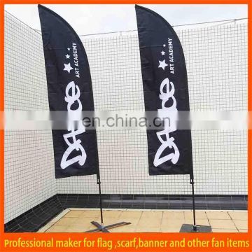 NO MOQ BOTTOM PRICE hotsale outdoor beach flags for advertising