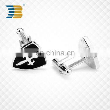 promotional shiled custom cufflink manufacture