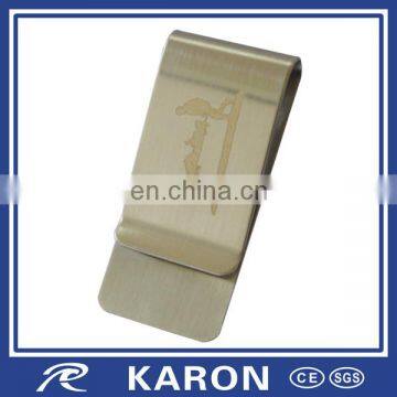 wholesale personalized event money clip with laser engraved logo