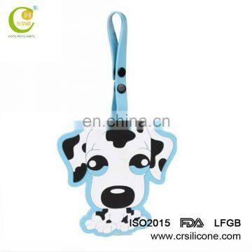 Customize the high quality PVC/rubber/silicone animal shaped tag luggage tag