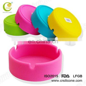 Funny silicone rubber pocket ashtray good quality colorful ashtray novelty ashtrays