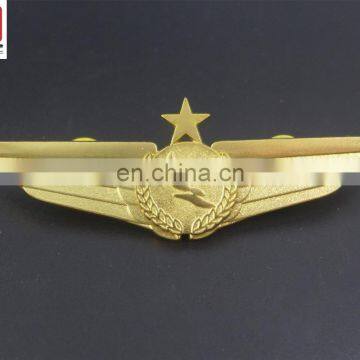 High-end brass custom size aluminum badge