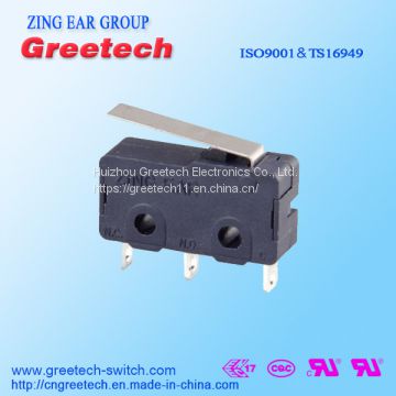 Zing Ear Manufacturing Micro Switches 25t125 For Electronics Appliances