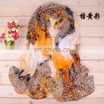 Elegant Lady Chiffon Scarf China Wholesale Scarf Polyester Magic Scarf photo-5