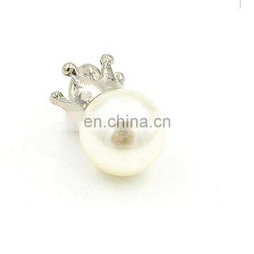 White Pearl Fashionable Eco-friendly Special Design Nickle-free Custom Metal Buttons photo-3