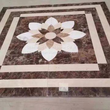 Arabic Floor Marble Tile Flower Pattern Floor Waterjet Medallion photo-4