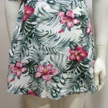 Ladies print skirts H1844