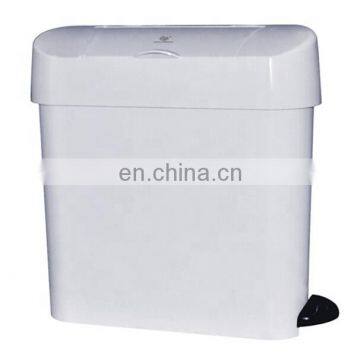 Chuangdian Oba series 15L plastic waste bin with foot pedal for hotel, household CD-7001