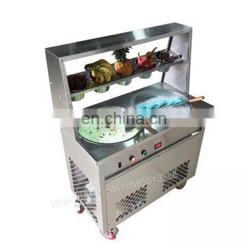 Commercial Thai Roller Icecream Flat Pan Thailand Rolled Instant Stir Fry Ice Cream Cold Plate Fried Ice Cream Roll Machine photo-4