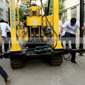 200m Hydraulic drill tower core drill crawler move