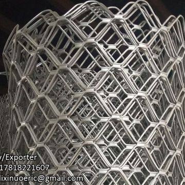 Aluminum single diamond wire mesh grille 900x2100mm