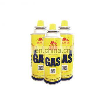 empty camping butane gas cartridgeand Aerosol cans for gas butane made in china