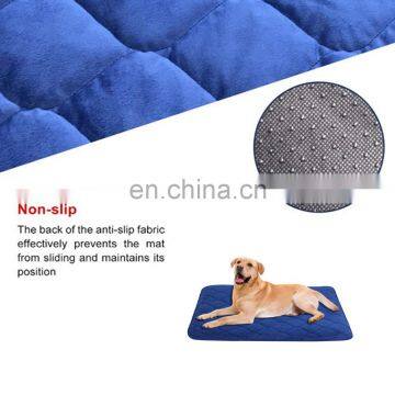 Dog Bed Mat Washable - Soft Velvet Crate Pad - Anti-slip Mattress for Small Medium Large Pets Products photo-4