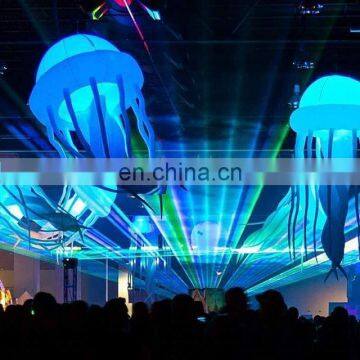 Stage Decoration LED Inflatables Ceiling Hanging Inflatable Lighting Jellyfish Balloon for Night Show photo-2
