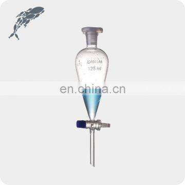 JOAN Lab 250ml Glass Separatory Funnel With Glass Stopcock