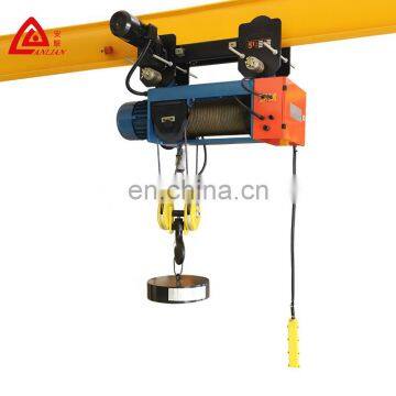 Factory direct supply 16t wire rope electric hoist for compact structure