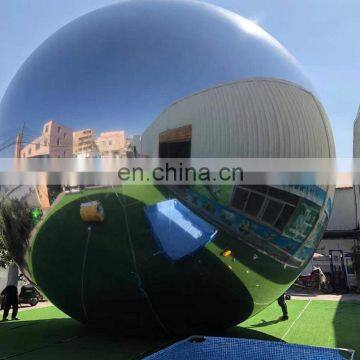 8m diameter inflatable mirror ball for house Christmas decoration