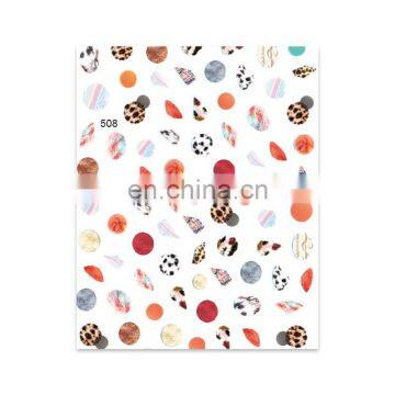 JOYFUL 504-516 Hot Sale Polka Dot Christmas Snowflake Nail Stickers 3d Adhesive Nail Stickers photo-5